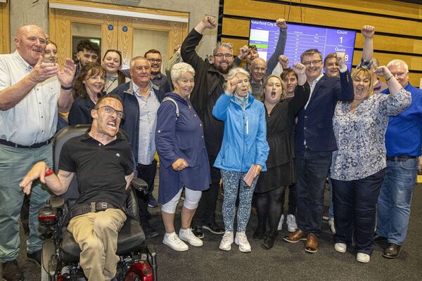 Conor McGuinness, Sinn Féin, Dungarvan,who was elected on the first count at SETU Arena in the Waterford Local Election 24. Photo: Joe Evans Conor McGuinness, Sinn Féin, Dungarvan,who was elected on the first count at SETU Arena in the Waterford Local Election 24. Photo: Joe Evans