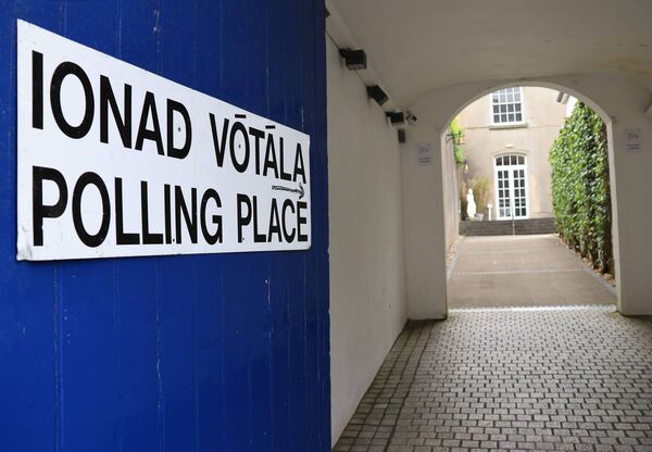 Garter Lane Polling Station on O'Connell Street in Waterford city. Voting commenced across Waterford at 7am today. Photo: Joe Evans Garter Lane Polling Station on O'Connell Street in Waterford city. Voting commenced across Waterford at 7am today. Photo: Joe Evans