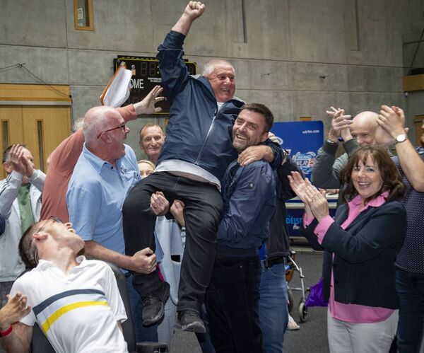 Pat Fitzgerald, Sinn Féin, who was elected at the Waterford Election 24 at SETU Arena. Photo: Joe Evans Pat Fitzgerald, Sinn Féin, who was elected at the Waterford Election 24 at SETU Arena. Photo: Joe Evans