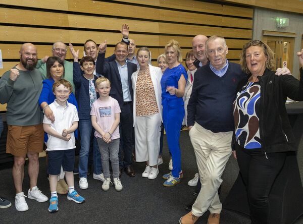 Frank Quinlan, FG, who was elected at the Local Election 24 at SETU Arena. Photo: Joe Evans Frank Quinlan, FG, who was elected at the Local Election 24 at SETU Arena. Photo: Joe Evans
