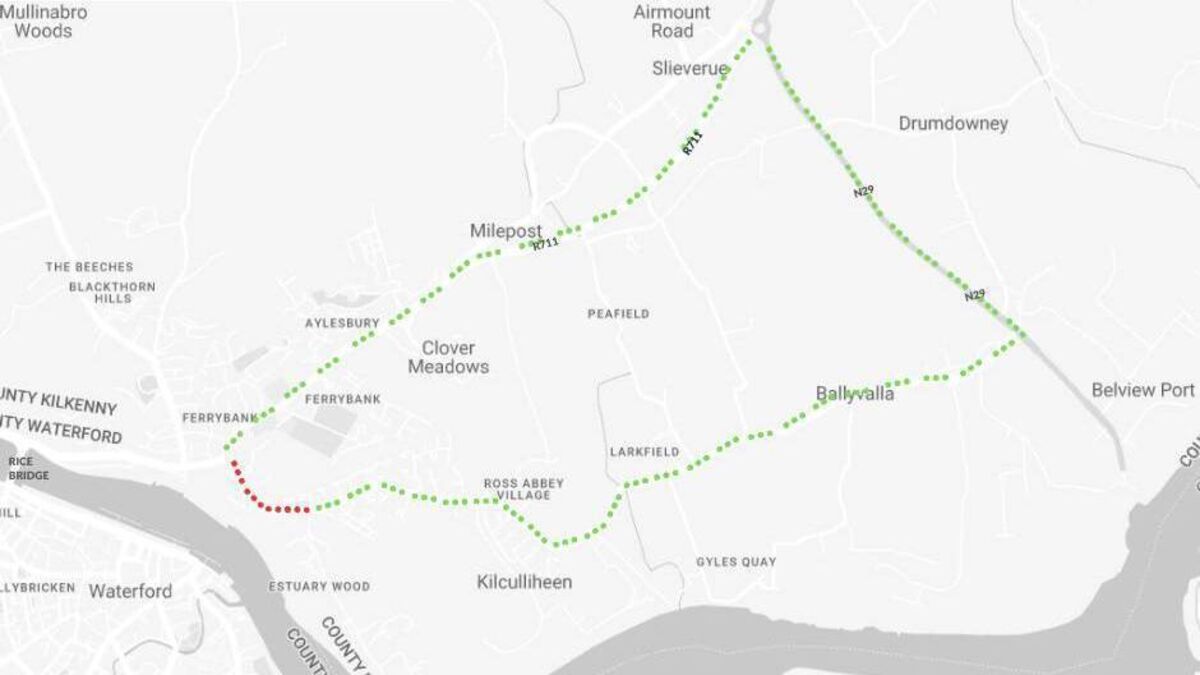 Abbey Road in Ferrybank to be closed 