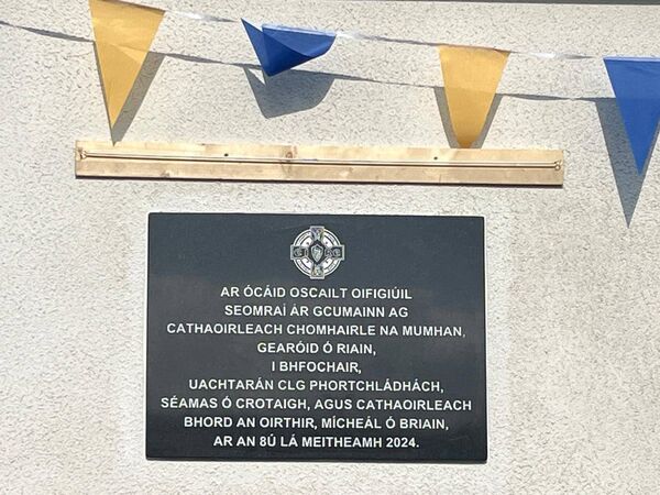 The official opening of Portlaw GAA club's new clubhouse and gym facilities was a great success. Pic: Portlaw GAA facebook