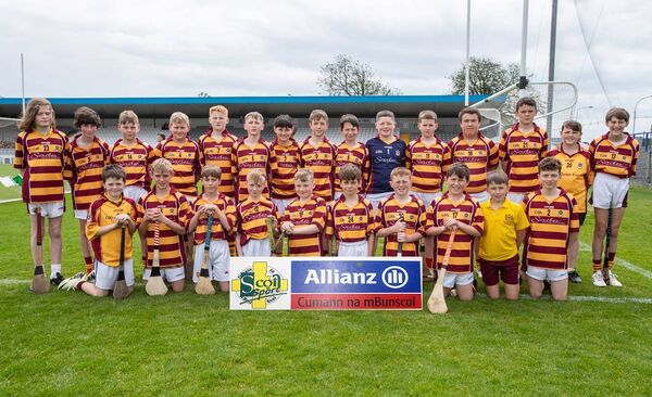 The St. Declan's team who played Ballygunner in their Roinn A hurling final in Walsh Park.