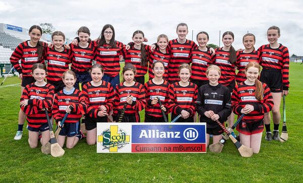 The Ballygunner team that played Butlerstown in their Allianz Rionn A Camogie final in Walsh Park.