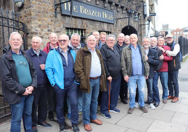 Mount Sion Class of 1974, group photo of Dublin trip in April this year.