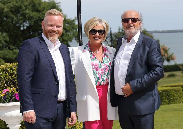 Gerard Hurley, CEO, Waterford Chamber pictured with Chris Boland and Deirdre Houlihan, Faithlegg House Hotel.