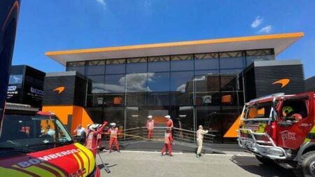 McLaren hospitality suite at Spanish Grand Prix evacuated due to fire