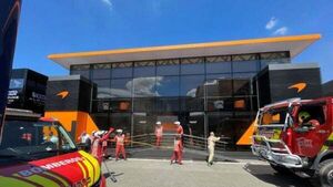 McLaren hospitality suite at Spanish Grand Prix evacuated due to fire