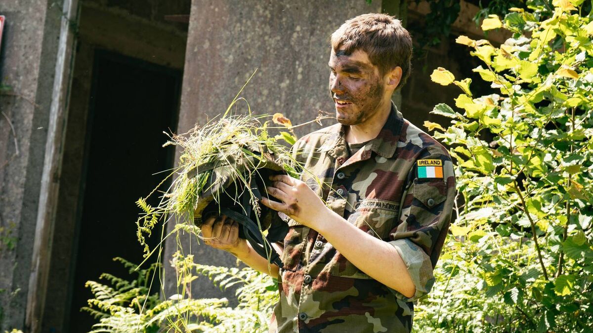 Young locals take on Defence Forces challenge