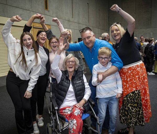Declan Clune, following re-election at Election 24 at SETU Arena. Photo: Joe Evans