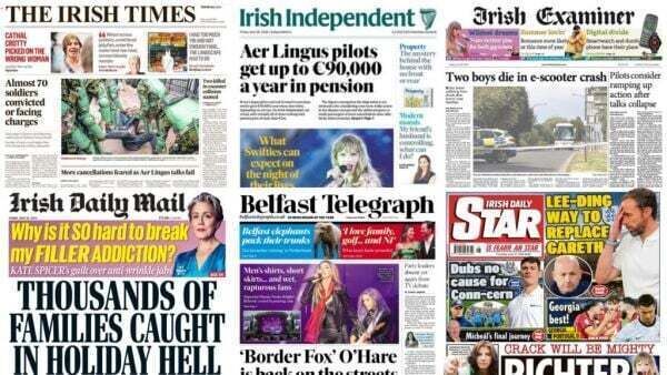 What the papers say: Friday's front pages