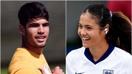 Wimbledon day one: Carlos Alcaraz and Emma Raducanu take centre stage