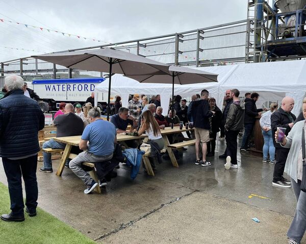 Crowds paraded the Waterford Whisky distillery site during the event, getting a taste of the inner workings of the company.