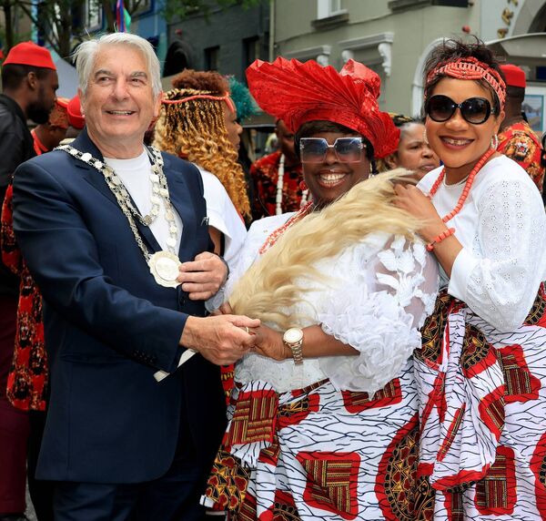 Jody Power, pictured at Waterford's Africa Day, said it was a privilege to be Mayor. Photo: Joe Evans