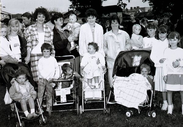 A family day out at the People's Park for the 1987 Lark in the Park. A family day out at the People's Park for the 1987 Lark in the Park.