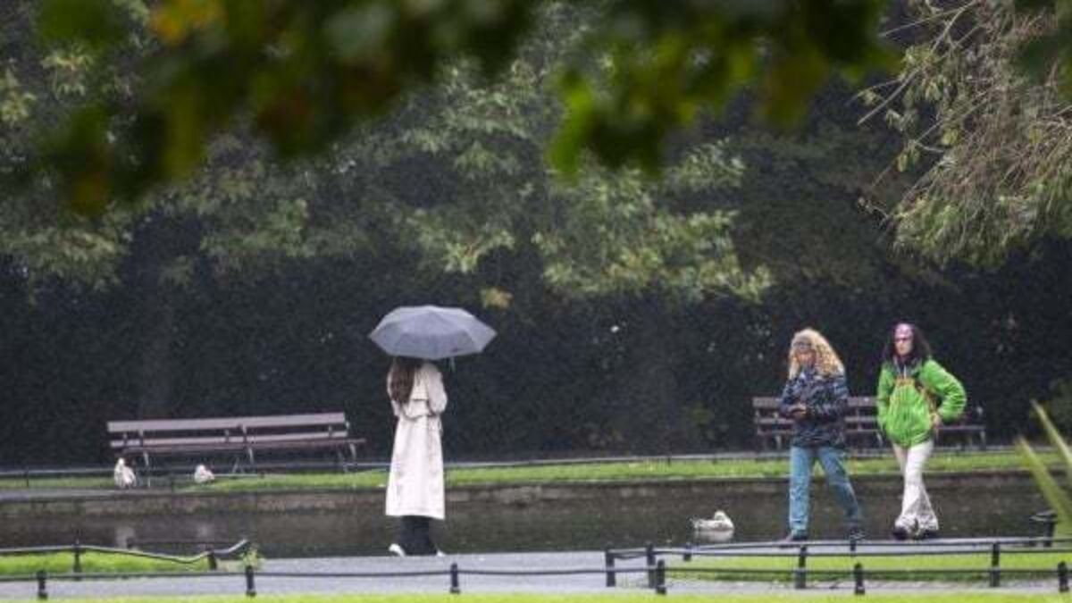 Met Éireann issues rain warning for four counties