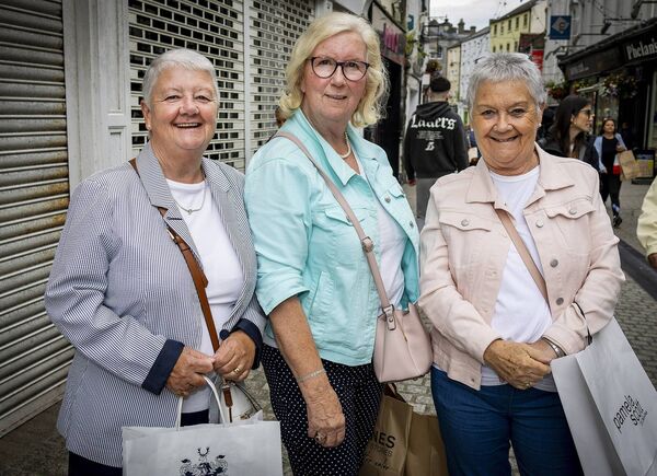 Fidelma Wallace, Elsie Fitzgerald and Gemma Doyle spoke about the amended Waterford Credit Union hours. Photos: Joe Evans