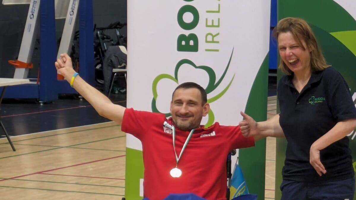 Ukrainian refugee does Waterford proud in Boccia competitions