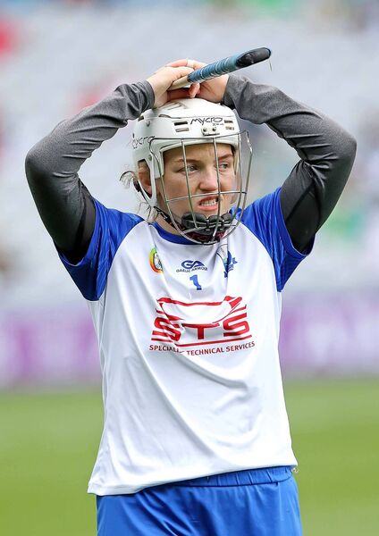 A dejected Waterford goalkeeper, Brianna O'Regan after Sunday's defeat to Galway in Croke Park. Photo: Noel Browne. A dejected Waterford goalkeeper, Brianna O'Regan after Sunday's defeat to Galway in Croke Park. Photo: Noel Browne.