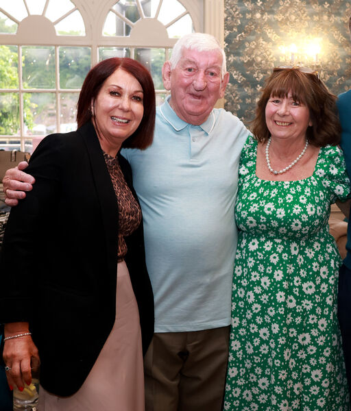  Billy Veaney pictured here with his nieces Frances and Carol.