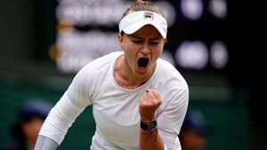 Barbora Krejcikova tames Jelena Ostapenko to reach semi-finals