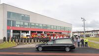 WATCH: Emergency services pay moving tribute to late Waterford firefighter