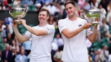 Henry Patten secures stunning Wimbledon doubles success with Harri Heliovaara