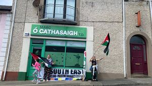 Palestine solidarity protests at Waterford constituency offices
