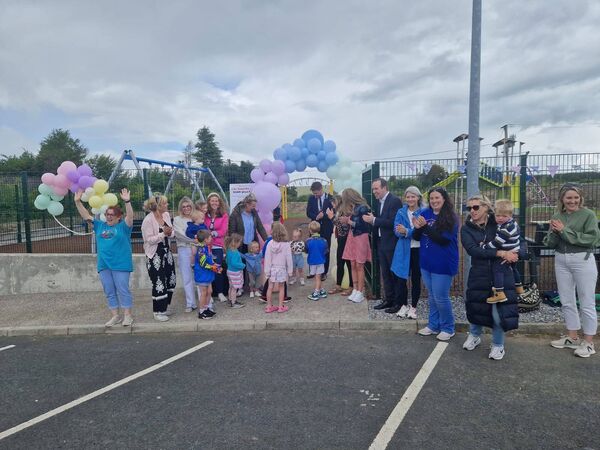 Pictured at the official opening of the Sliabh gCua Playground.