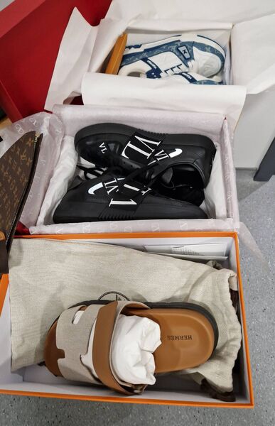 Some of the item seized as part of the Garda operation in conjunction with Interpol