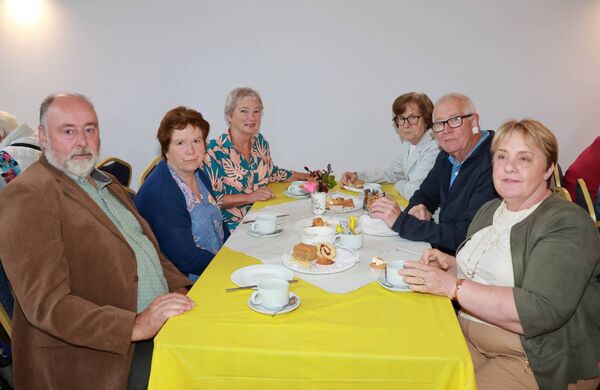 Pictured at a reception for Mary Power who received the Papal award the Benemerenti Medal at a Mass of Thanksgiving, at the Sacred Heart Church, Dunhill in recognition of Mary's 48 years service to the church. Photo: Joe Evans