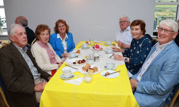 Pictured at a reception for Mary Power who received the Papal award the Benemerenti Medal at a Mass of Thanksgiving, at the Sacred Heart Church, Dunhill in recognition of Mary's 48 years service to the church. Photo: Joe Evans