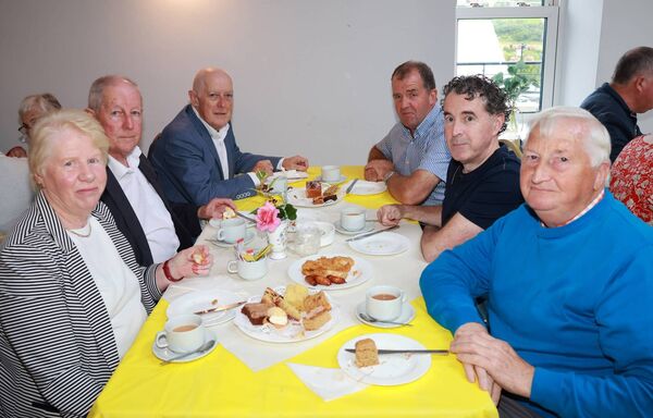 Pictured at a reception for Mary Power who received the Papal award the Benemerenti Medal at a Mass of Thanksgiving, at the Sacred Heart Church, Dunhill in recognition of Mary's 48 years service to the church. Photo: Joe Evans