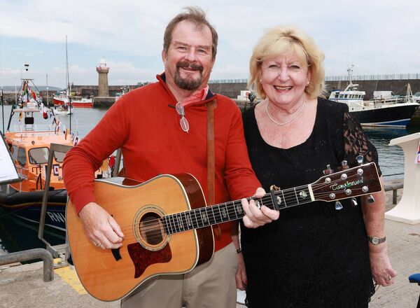 Richie Roberts and Margaret Brookes, at Dunmore East Harbour, for the Blessing of the Boats. Photo: Joe Evans Richie Roberts and Margaret Brookes, at Dunmore East Harbour, for the Blessing of the Boats. Photo: Joe Evans