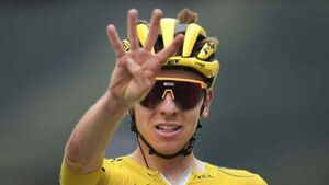 Peerless Tadej Pogacar tightens grip on yellow jersey with stage 19 victory