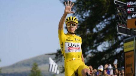 Tadej Pogacar closes in on third Tour de France crown after fifth stage victory