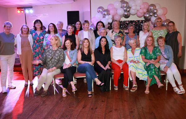 Friends and olleagues pictured at the Mount Sion Centre for a retirement party for Bridie Rowe after 42 years as Care Assistant at UHW Maternity Ward. Photo: Joe Evans