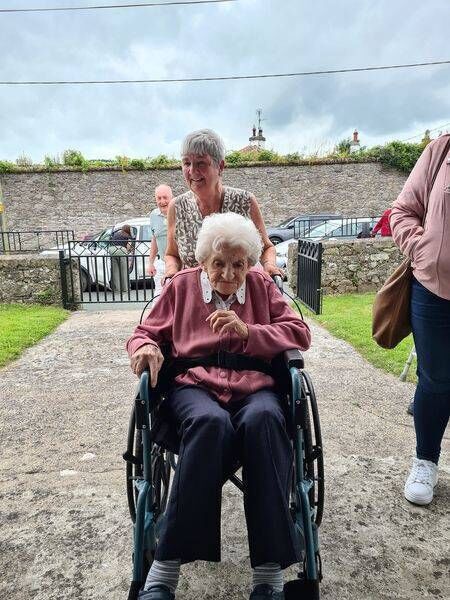 Teresa pictured with her niece