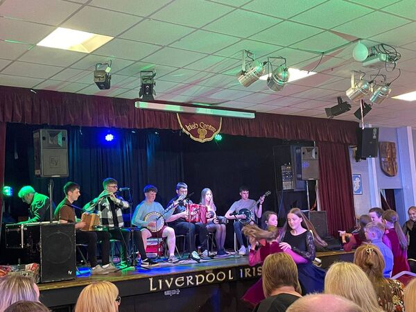 Musicians Joseph Mannion, Cian Kilkenny, Tomas kiely, Conor Butler , Orlaith and Niall Dalton