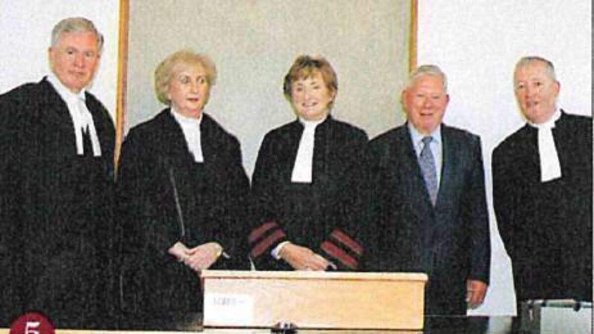 Judge Doyle acknowledged by Waterford legal eagles on her retirement