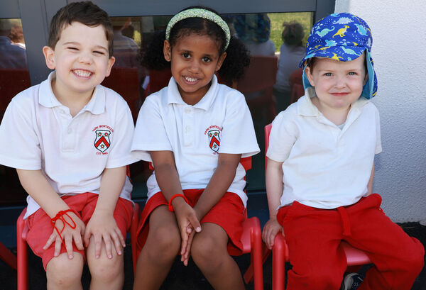Emmet, Lian and Ruarí at Park Montessori. Emmet, Lian and Ruarí at Park Montessori.