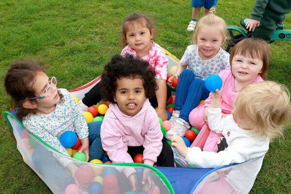 Pictured at Tiptoes Creche for the National Play Day event themed "Time to Play". Photo: Joe Evans
