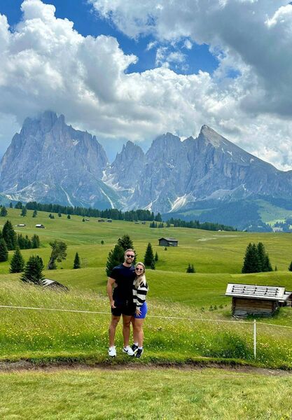 Jack and Helena who got engaged recently in Italy. Jack and Helena who got engaged recently in Italy.