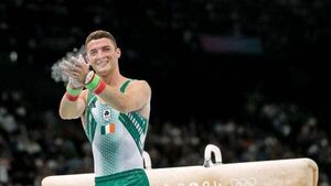 Olympics day one: Rhys McClenaghan storms into pommel horse final