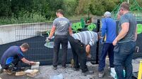 Great progress on community playground in Waterford