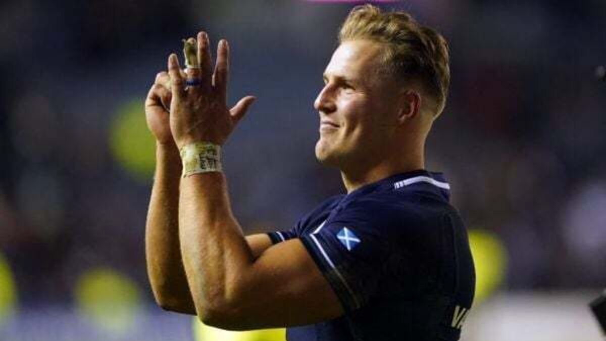 Duhan van der Merwe becomes Scotland’s record try scorer in victory over Uruguay