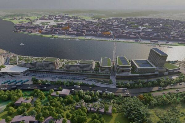 Artist's impression of the proposed North Quays developmentA Artist's impression of the proposed North Quays developmentA