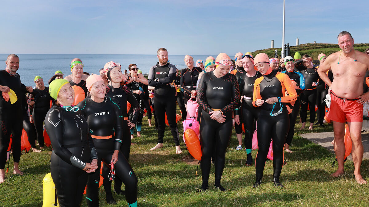 WATCH: Snamh Fada from the Guillamene to the Pier at Tramore in Co Waterford