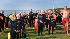 WATCH: Snamh Fada from the Guillamene to the Pier at Tramore in Co Waterford