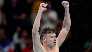 France's Léon Marchand makes history with golden double in Olympic pool France's Léon Marchand makes history with golden double in Olympic pool